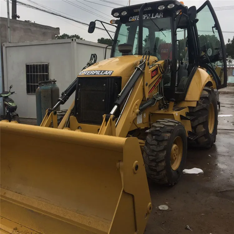 Оригинальный экскаватор caterpillar 420f retroc производство США экскаватор-погрузчик низкая цена Распродажа в Шанхае Китай