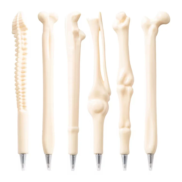 New Stationery Student Bone Shape Ballpoint Pen Doctors and nurses Plastic Ball Point Pen