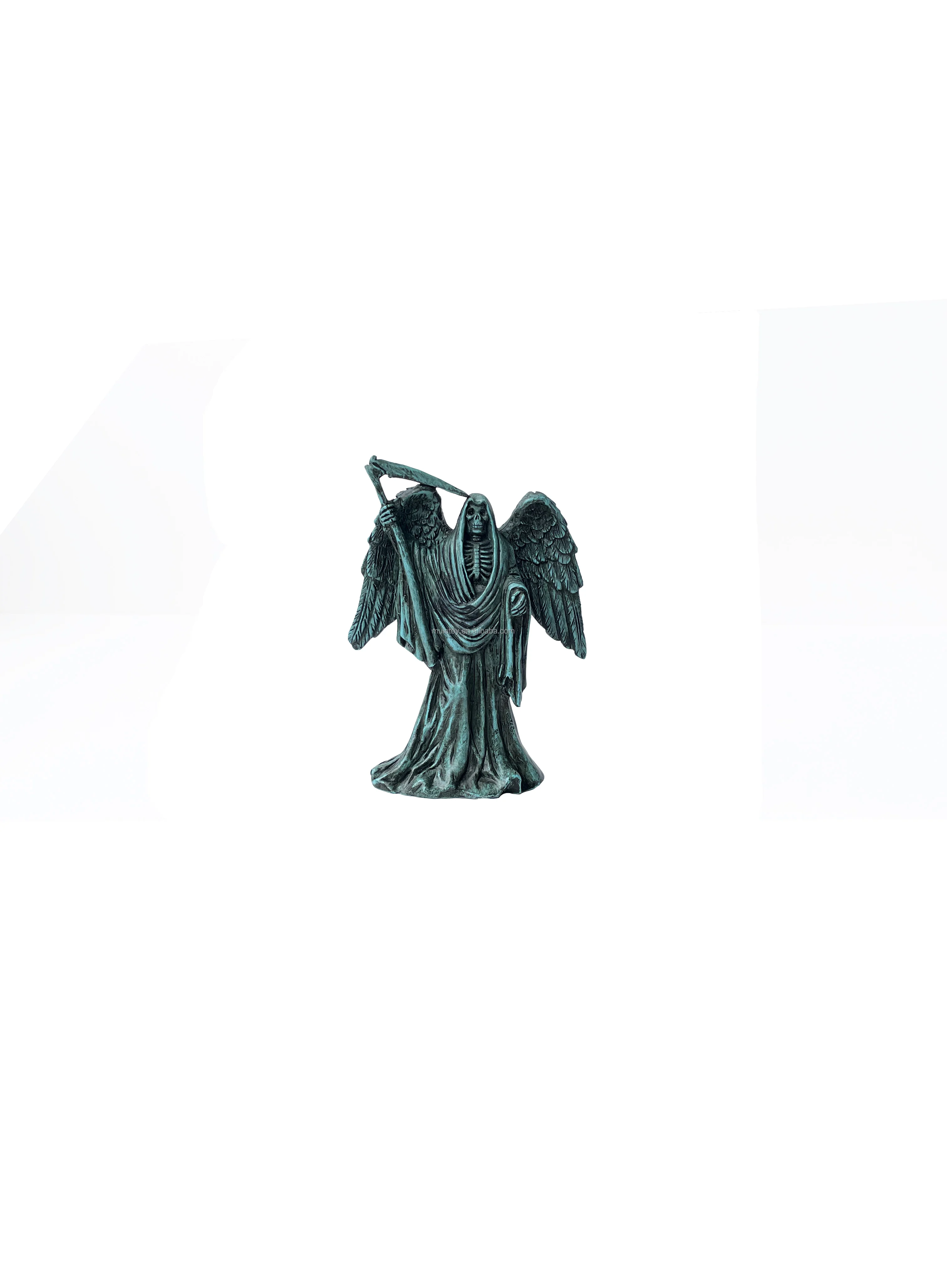 Mini Tomb Reaper Statue Sculpture Resin Reaper Figurine for Collection