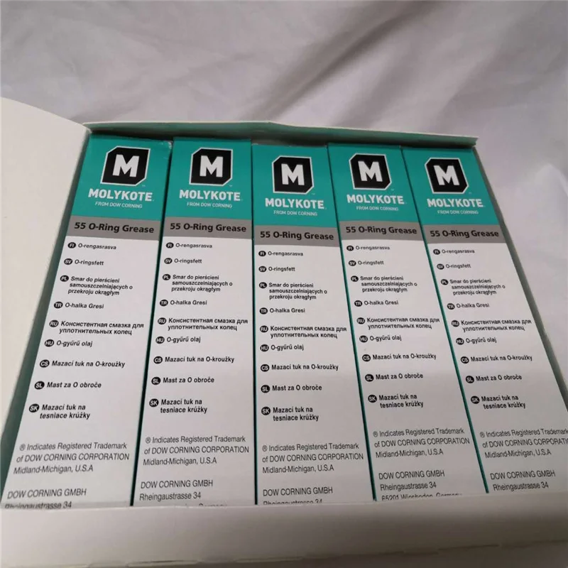 Molykote 55 O-Ring Grease Seal Silicone O-ring rubber seal white