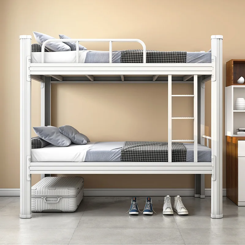 Multi-Model Iron Frames Bedroom Furniture Bunk Bed Metal Adult Double Decker Dormitory Bed For Children