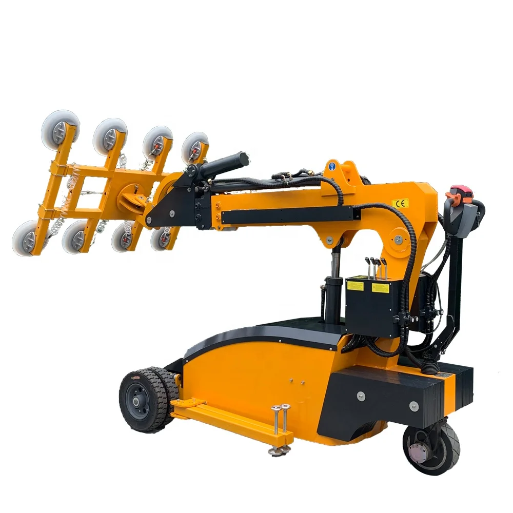 Hydraulic Vacuum Panel Lifter Glass Installation Lifting Moving Equipment For Glass Installation Robot Price