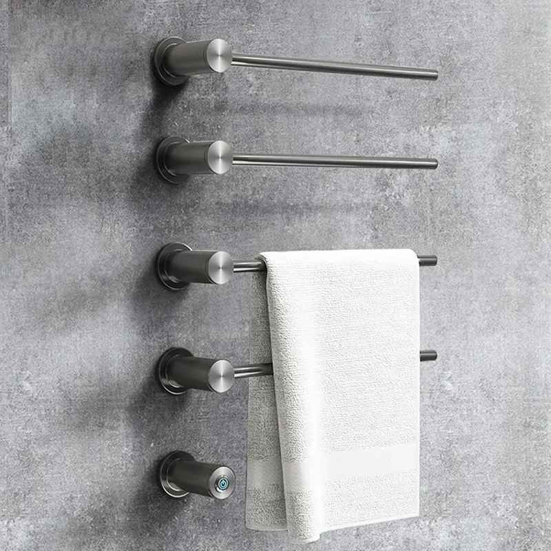 Modern Bathroom Chrome Plated Glossy Towel Radiator Towel Heater Thermostat Electric Towel Rack