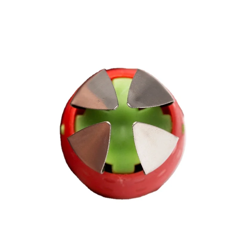 Симпатичный практичный Красный Клубничный хуллер клубничный стержень для удаления верхних листьев фруктовый лист стебель Hullers креативный кухонный гаджет