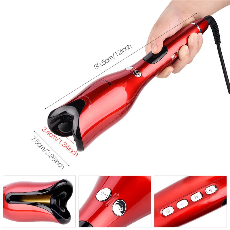 
Hot Sale Spiral hair curler rotating electric hair curler 