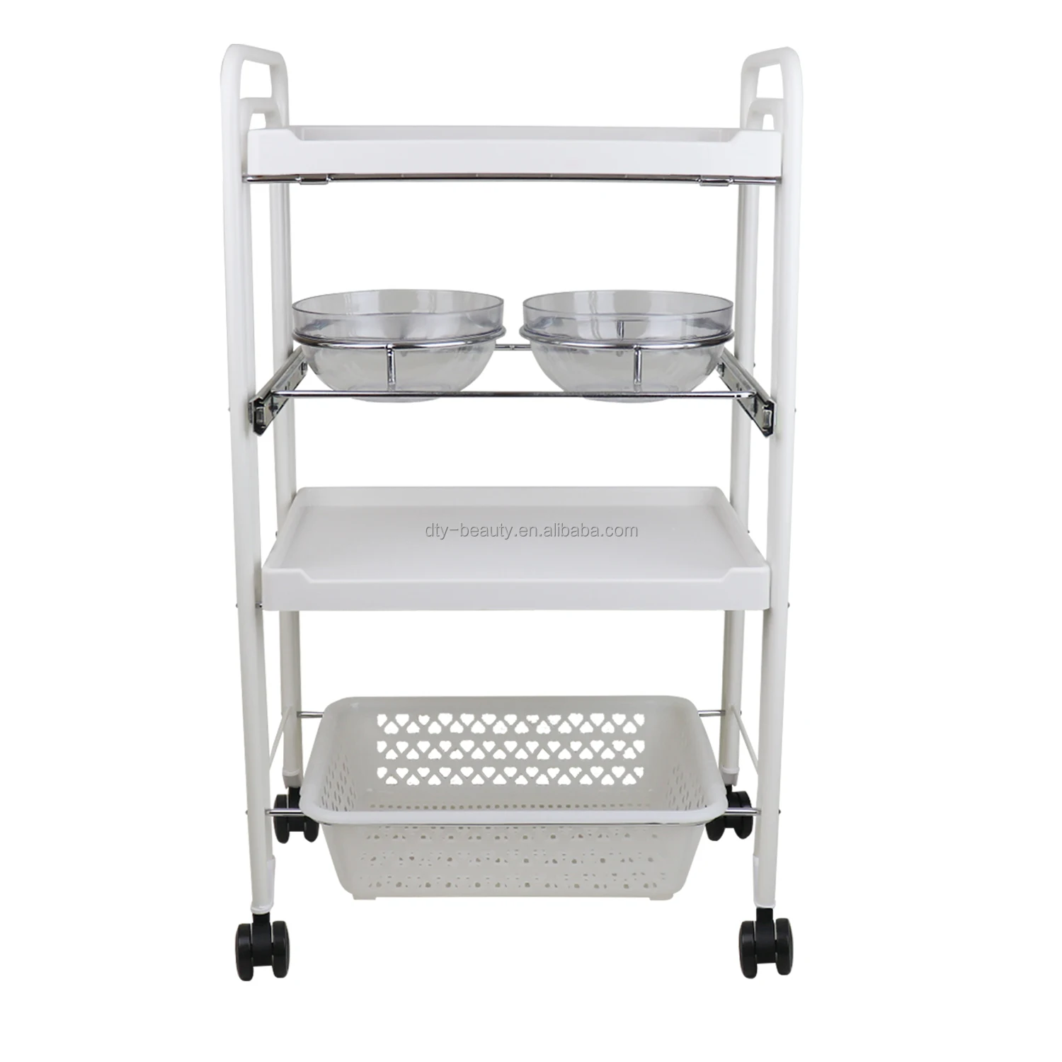 DTY Factory Price Cart salon furniture hairdressing trolley metal beauty salon trolley