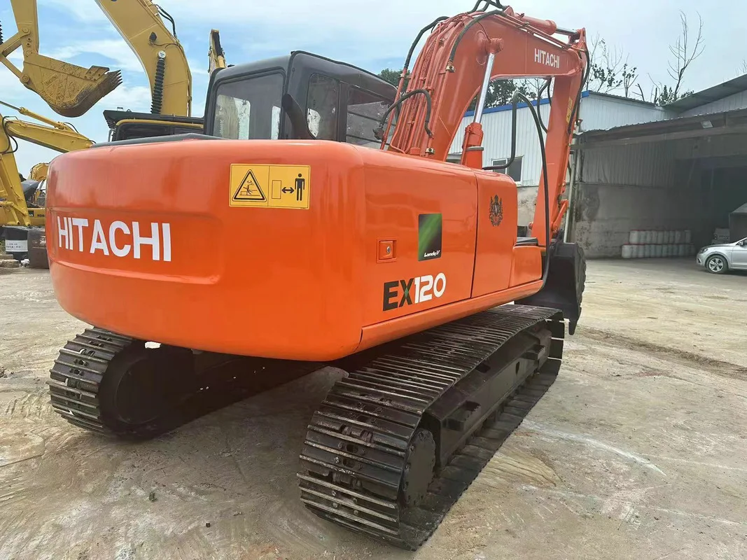 High Quality Hitachi EX120 Used excavator Construction Machinery EX120-5 12 tons Crawler excavators Sell well