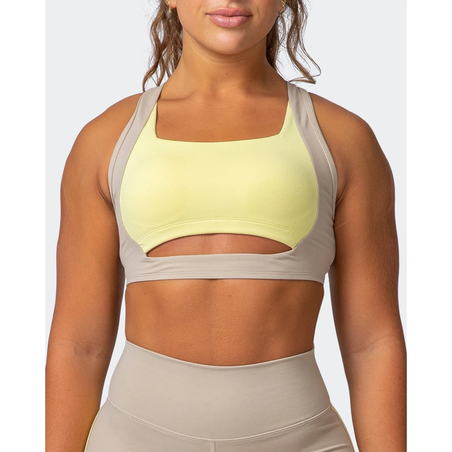 Hot sale Beauty soft quick dry sports seamless yoga bra plus size tank top bra for woman