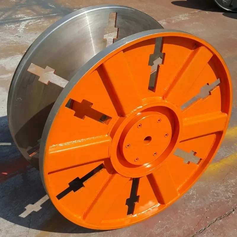 Custom Enhanced Type Machine Bobbin for Wire Harnesses and Fiber Optics Cable Manufacturing Equipment Spools