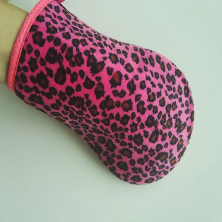 
Hot Sale Lotion Applicator Microfiber Velvet Custom Body Tanning Mitt 