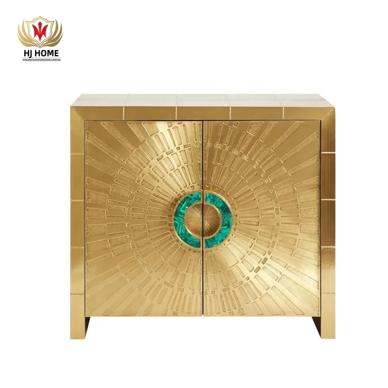 HJ Home Jonathan Adler Talitha мебель для хранения спальни консольные шкафы и сундуки шампанского