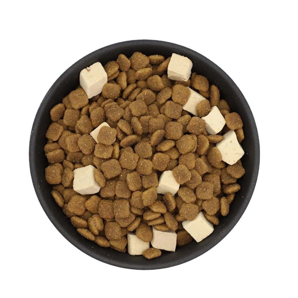 Shandong hanou freeze-dried pet dogs snacks raw bones and meat kitten cat food