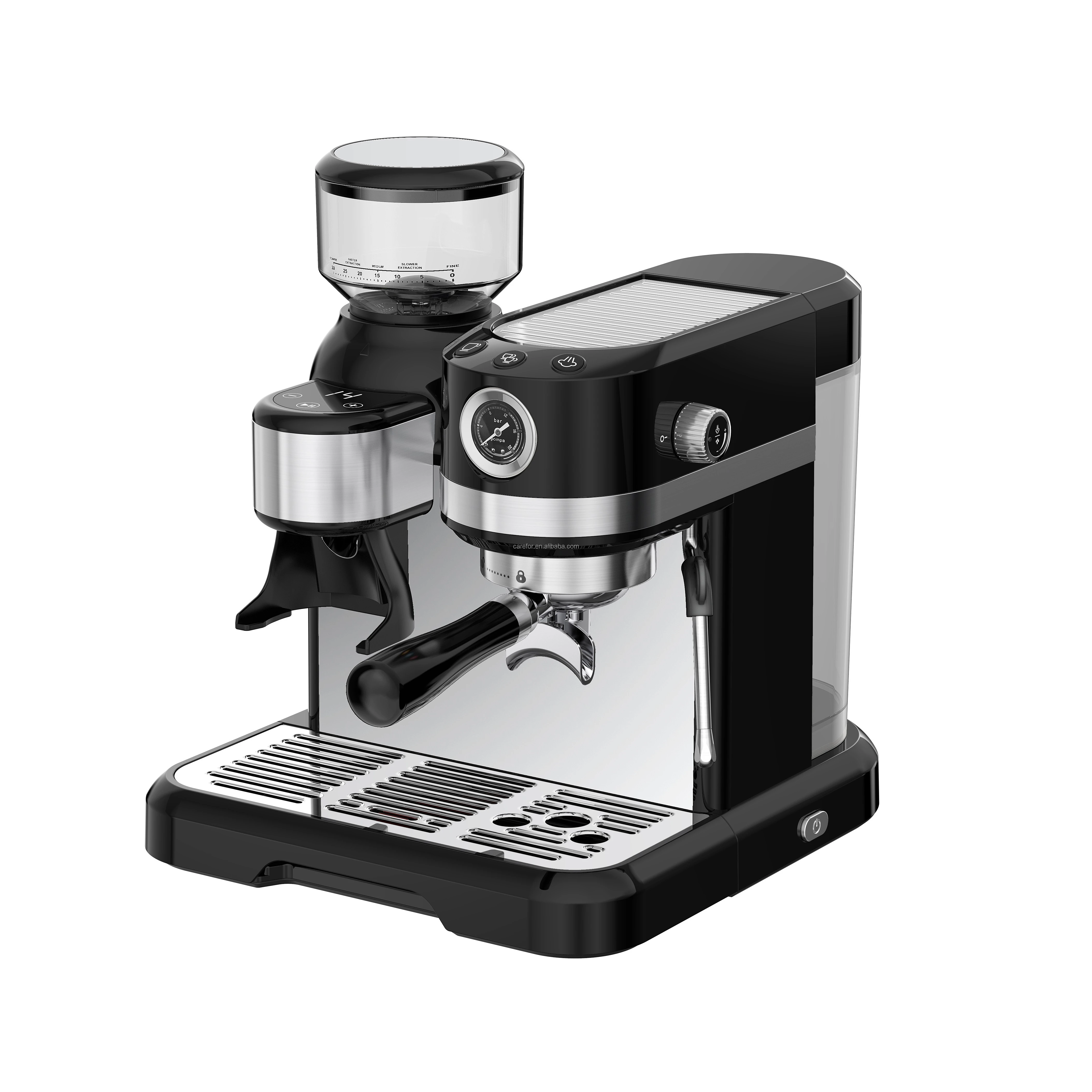 19 Bar professional home automatic 4 in 1 cafetera cappuccino commercial coffee maker/espresso machine with grinder