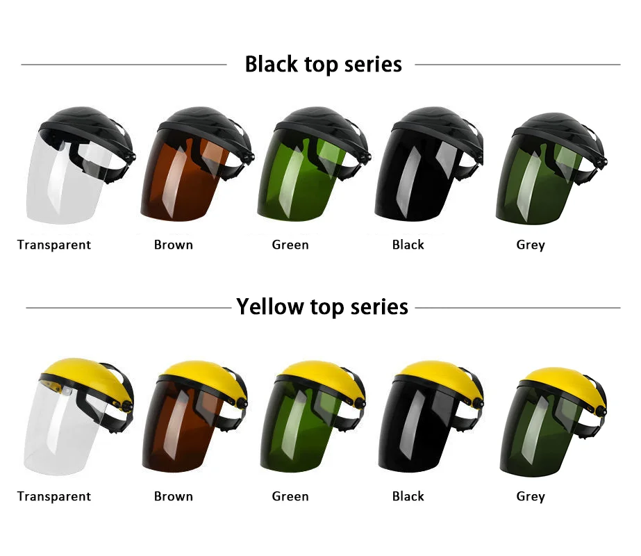 Factory Price Custom Portable Head Mounted PC Mask Custom Industrial Face Shields Wholesale Custom Portable Head Face Shields