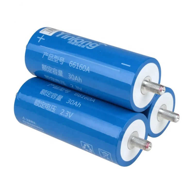 Ying Long Batteries LTO Emergency Power Backup 2.3V 30Ah 35Ah 30 Ah 45Ah 66160A Lithium Titanate Battery Cells