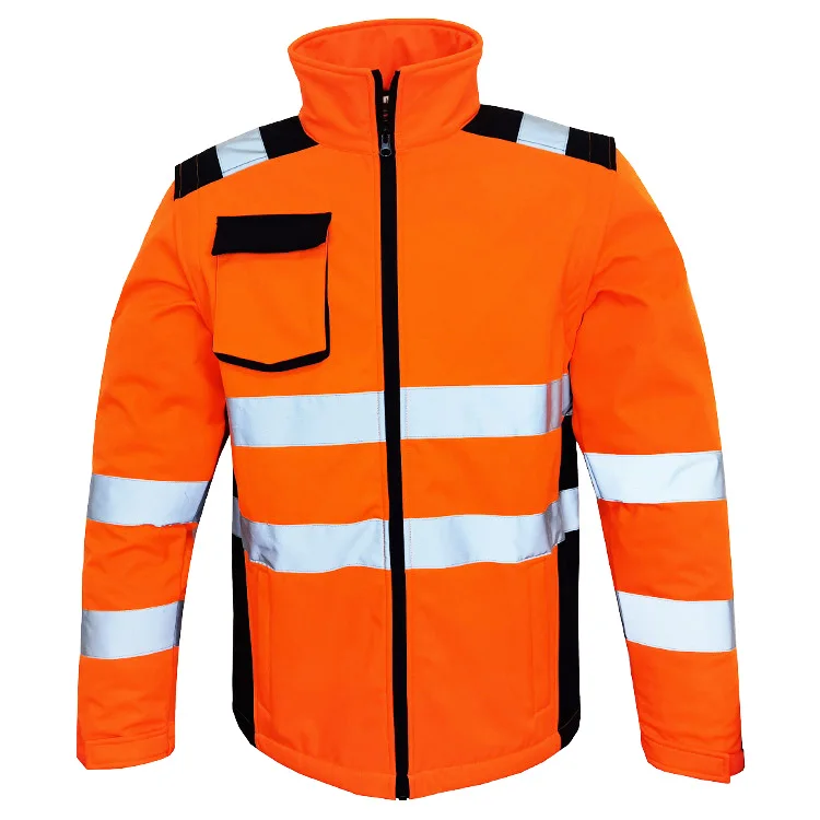 2022 hivis защитная одежда softshell Мужская Рабочая съемный рукав Защитная куртка Мужские защитные куртки