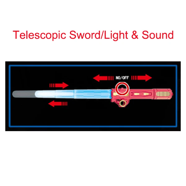 Hot Sale Sword Toy Boy Gift Toy 58CM Light Sound Sabers StarWars Laser Sword Telescopic Lightssaber