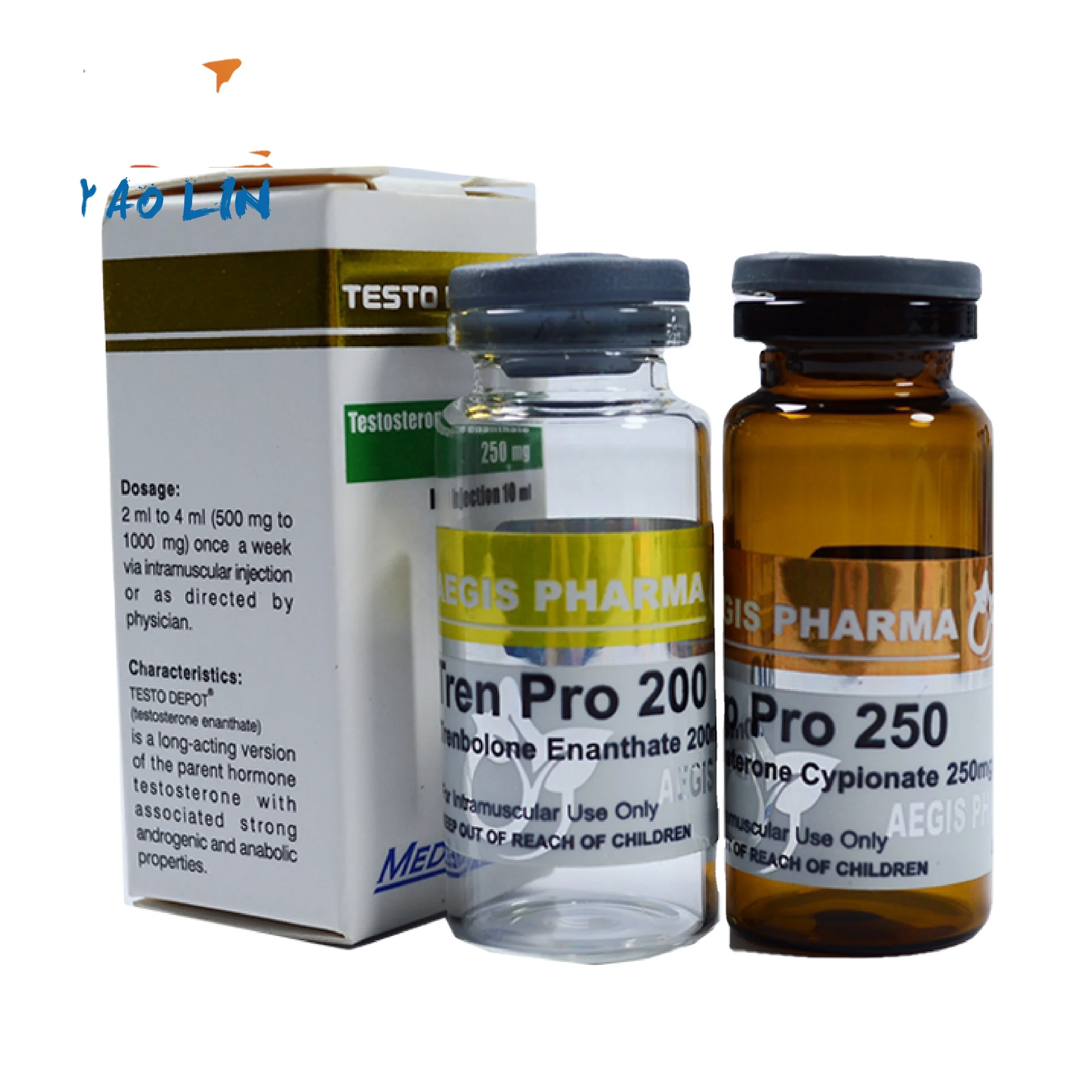 Custom Pharmaceutical 2ml 3ml 5ml 10ml 20ml 30ml Amber Glass Vials Box