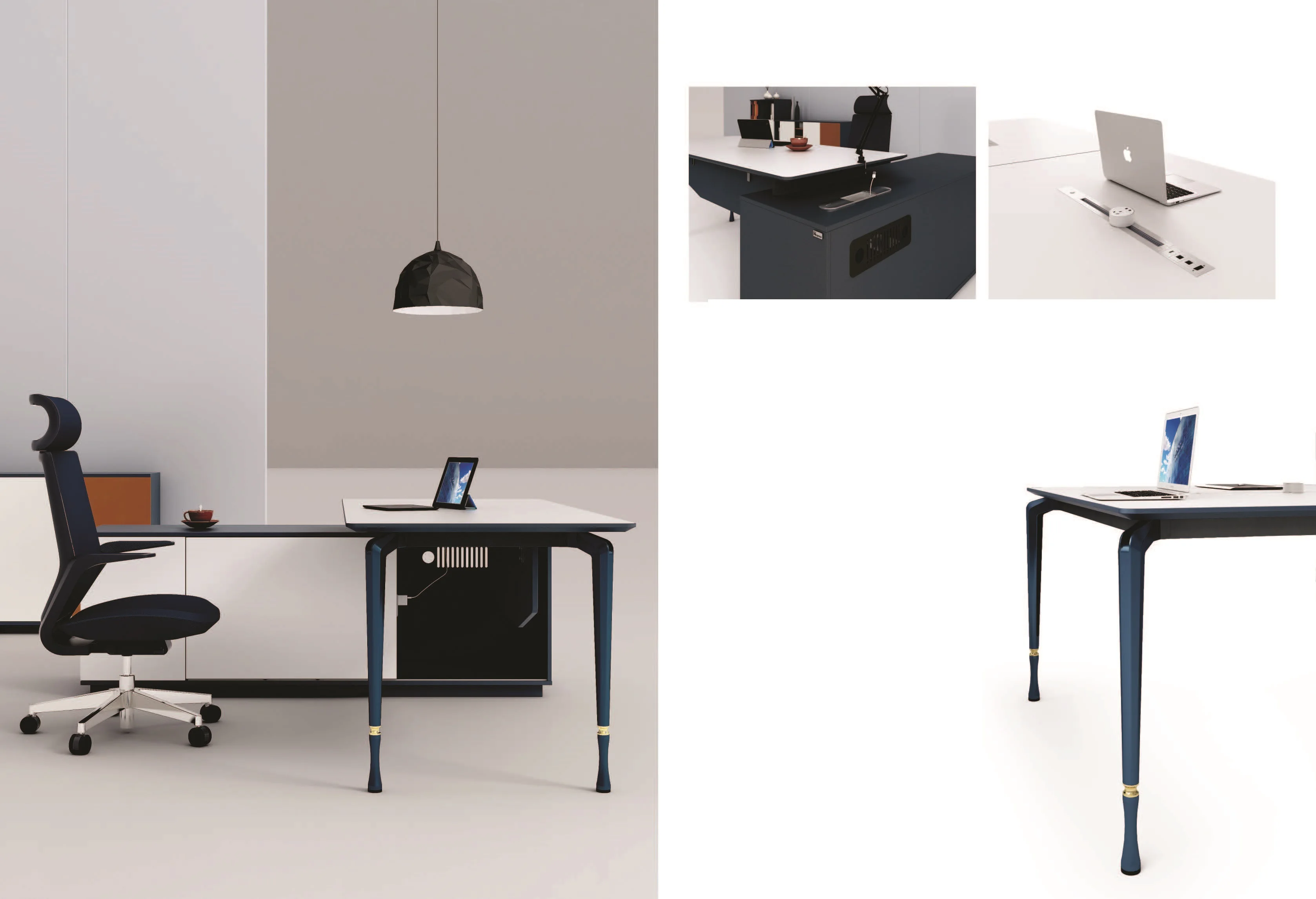 Лидер продаж, офисная Рабочая станция MFC на 2 человек для маленького офиса (FOH-7C-67-02)