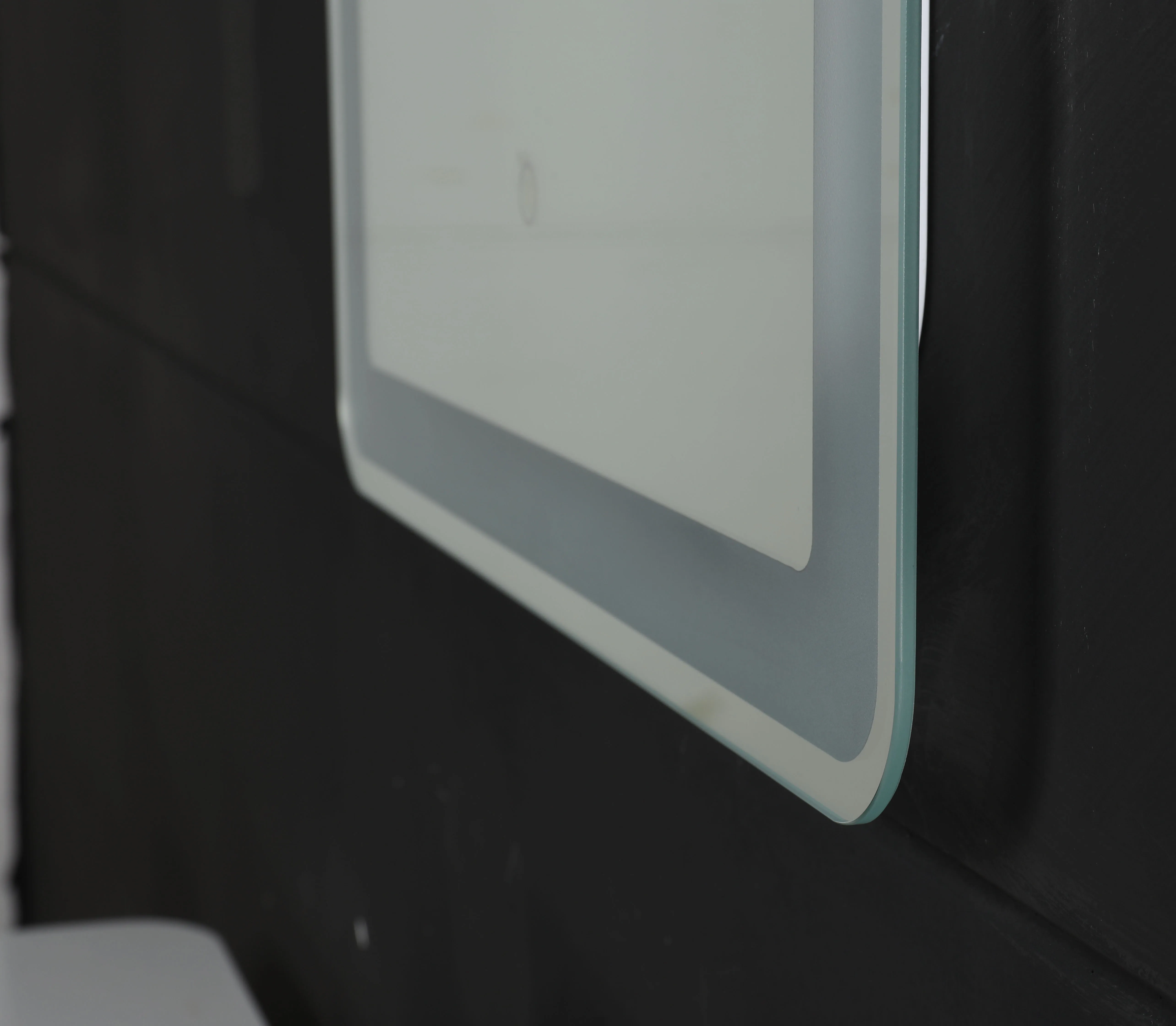 2020 Rectangle Shape UL List  Wall Mounted LED lighted Touch Screen Vanity Bathroom Mirror With On/Off Switch