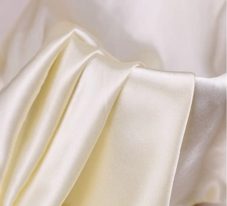 Danlu Textile Wholesale Stretch Royal Duchess Bridal Satin Fabric for Wedding Dress 100% Polyester Satin Fabric