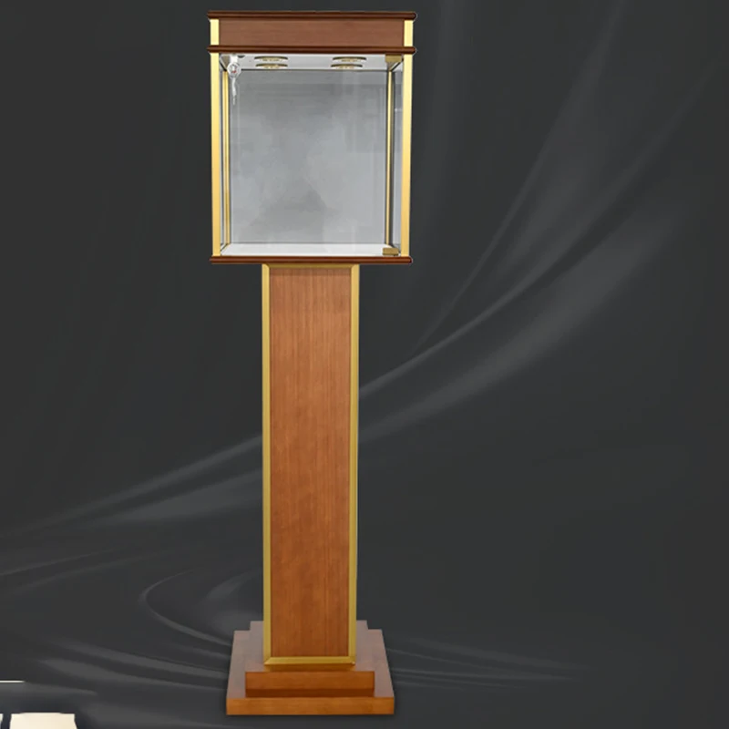 Fashion Modern Museum Cultural Relics Exhibition Luxury Display Sample Cabinet