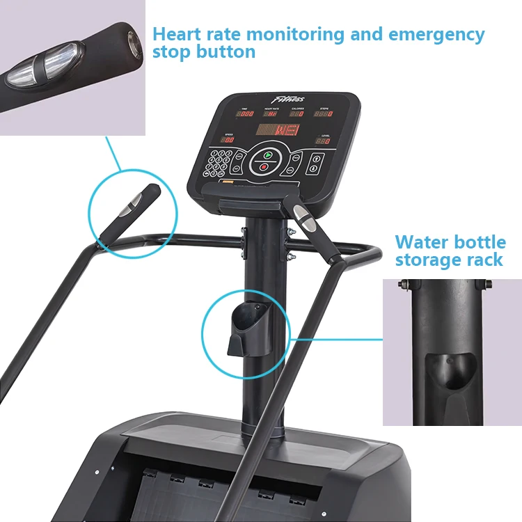 Electric Indoor Climbing Stair Machine Aerobic Stepper Cardio Fitness Device for Home Workouts