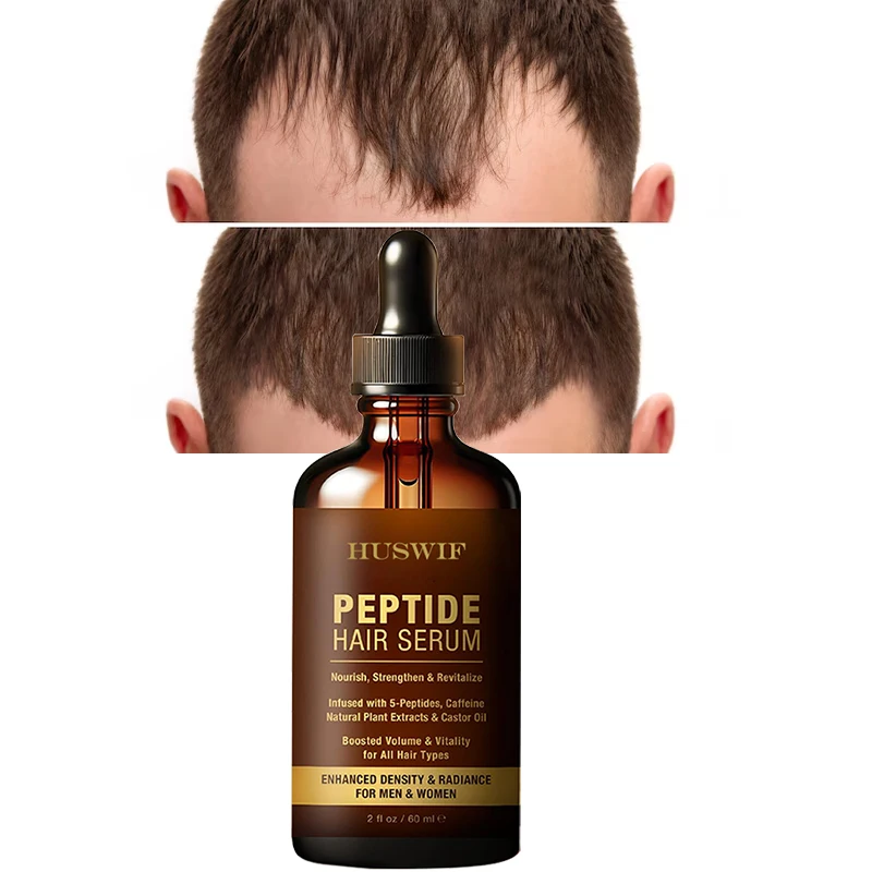 Vegan Peptide Biotin Hair Growth Serum for Men and Women - Vegan Hair Growth Serum Designed for Thinning & Hair Loss