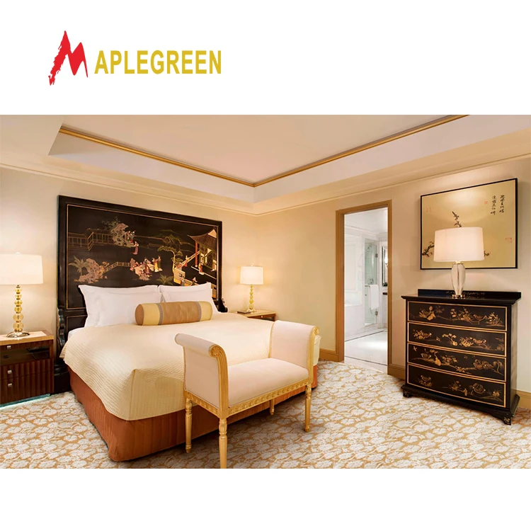 Luxury small apartment furniture villa projects customized stregis inn hotel bedroom hamptons style guest house furniture