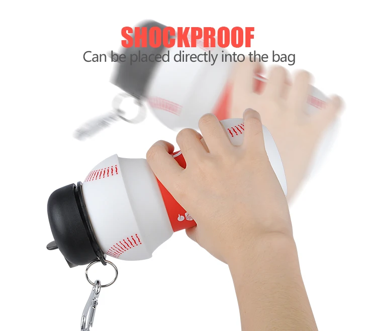 Outdoor Sport BPA FREE Silicone Water Bottle For Children botella de agua plegable School Water Bottled