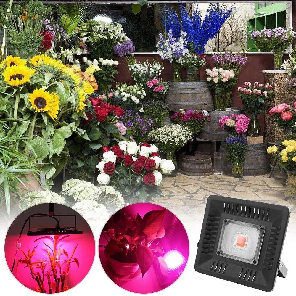 Mushroom Waterproof Vertical Growmax Full Spectrum Hanging Kit Plant Epistar 50W Cob Commercial Led Grow Light