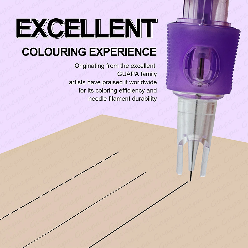 New Arrival Tattoo Needle Cartridge Disposable 1RL 0.30mm Universal Tattoo Needles Holdes for Tattoo SMP Scalp Micropigmentation
