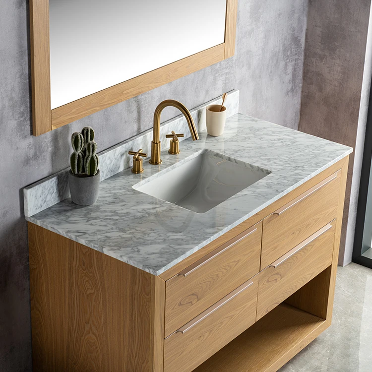 Bathroom Vanity Modern Floor-standing Single Sink Bathroom Storage Furniture