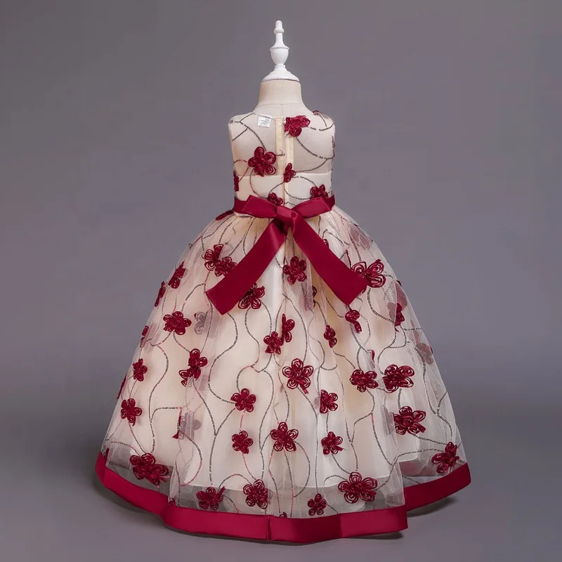 
Amazon baby flower girl dresses little kids 12 years old new design baby girls summer cotton evening party wear wedding dresses 