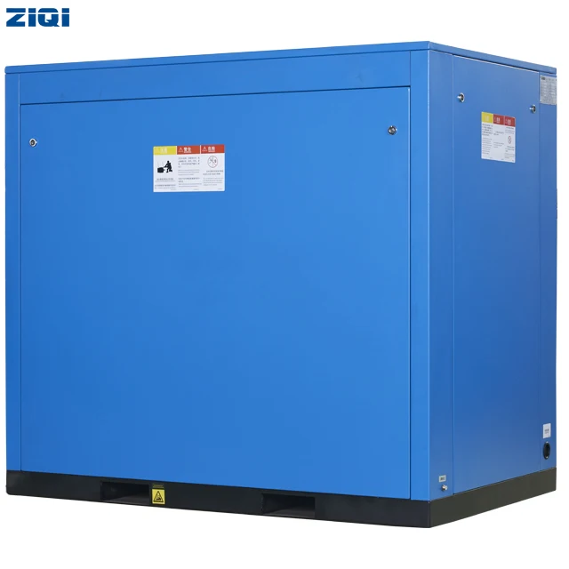 customized stationary electrical low noise single stage energy saving screw 37kw 415v 240cfm air compressor from china