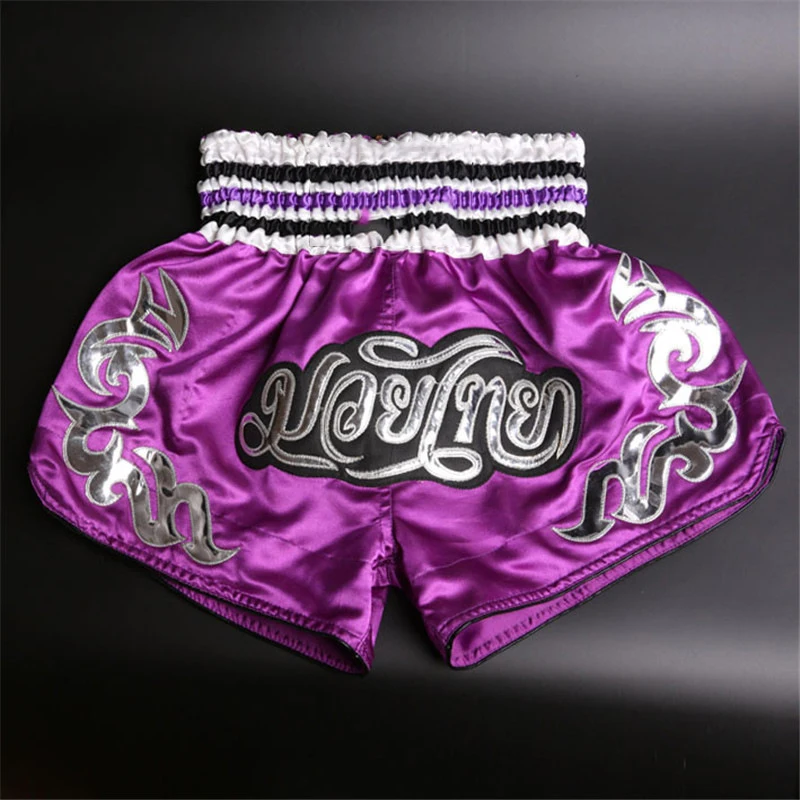  Оптовая продажа с фабрики простые эластичные шорты для боевых искусств Mma кикбоксинга Муай Тай большие