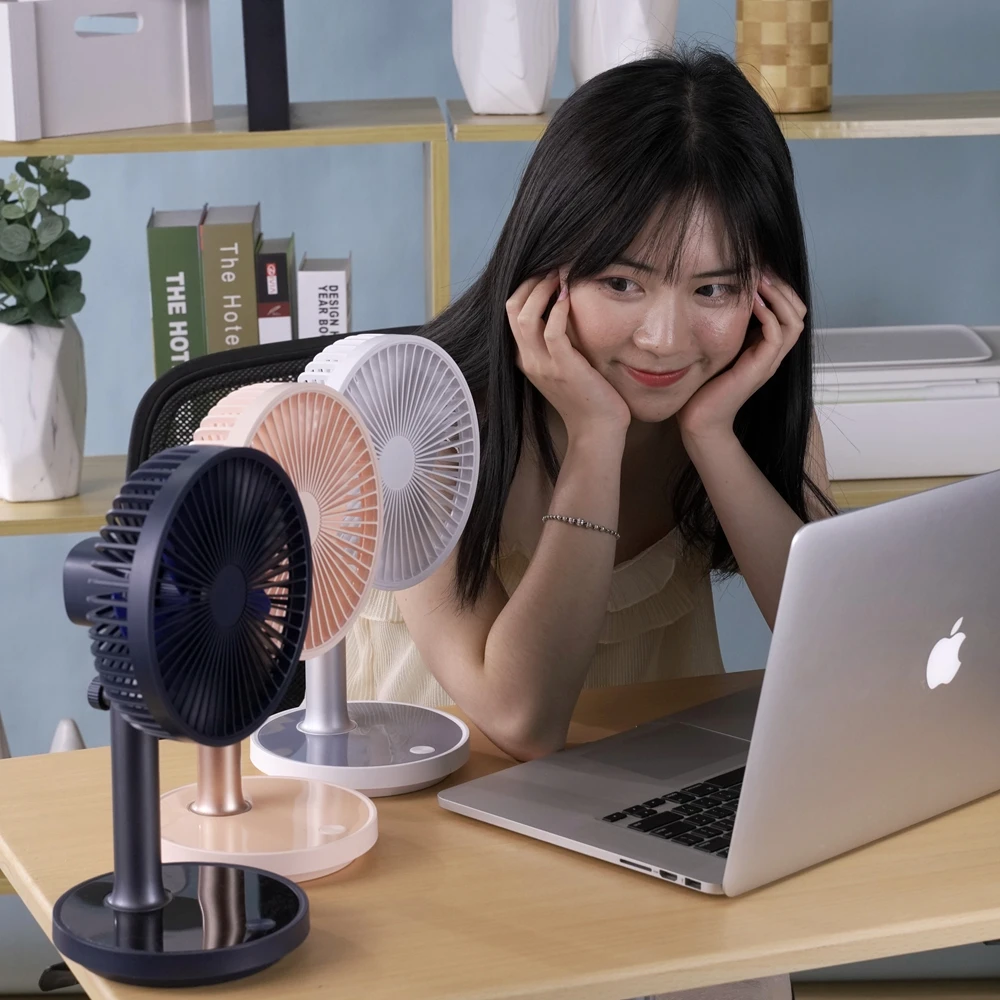 USB Fan Lights Desktop Rechargeable Chargeable Portable Usb Tower Fan