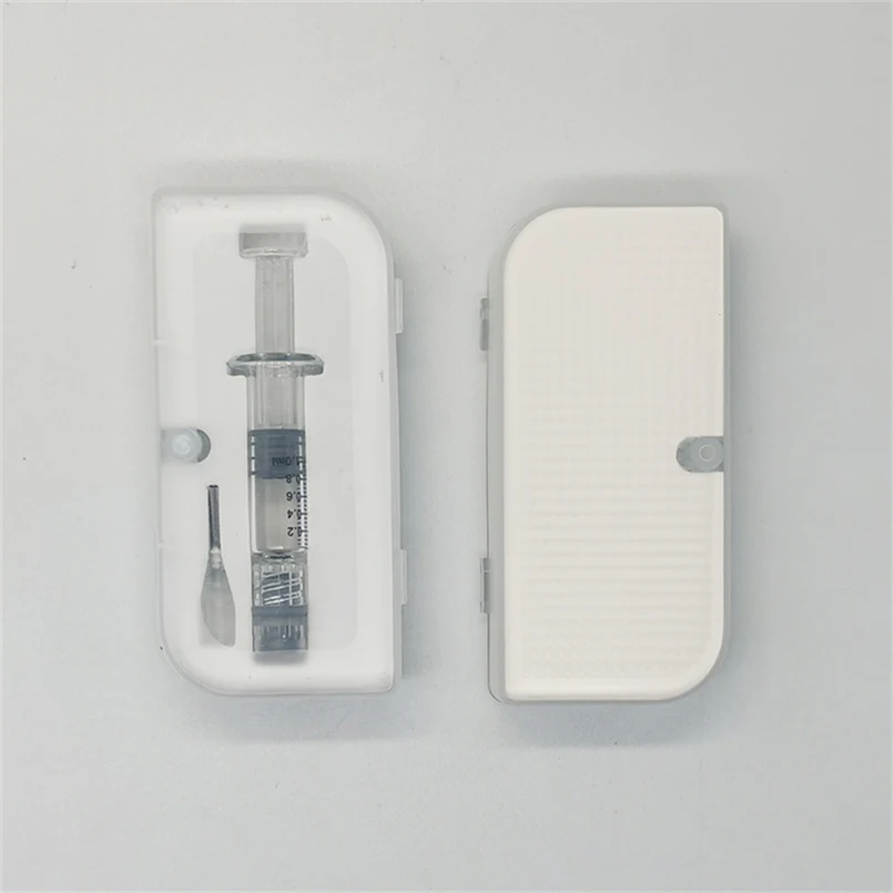 OEM коробка упаковка мерный знак наконечник 1 мл прозрачные шприцы Luer Slip изготовленные на заказ стеклянные шприцы Luer Lock