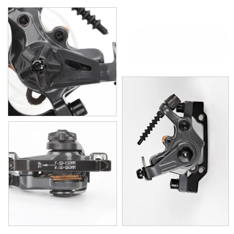 High Performance Mountain Bike Mechanical Line Pull Brake Clamp Dual Piston Drive Disc Brake calipers