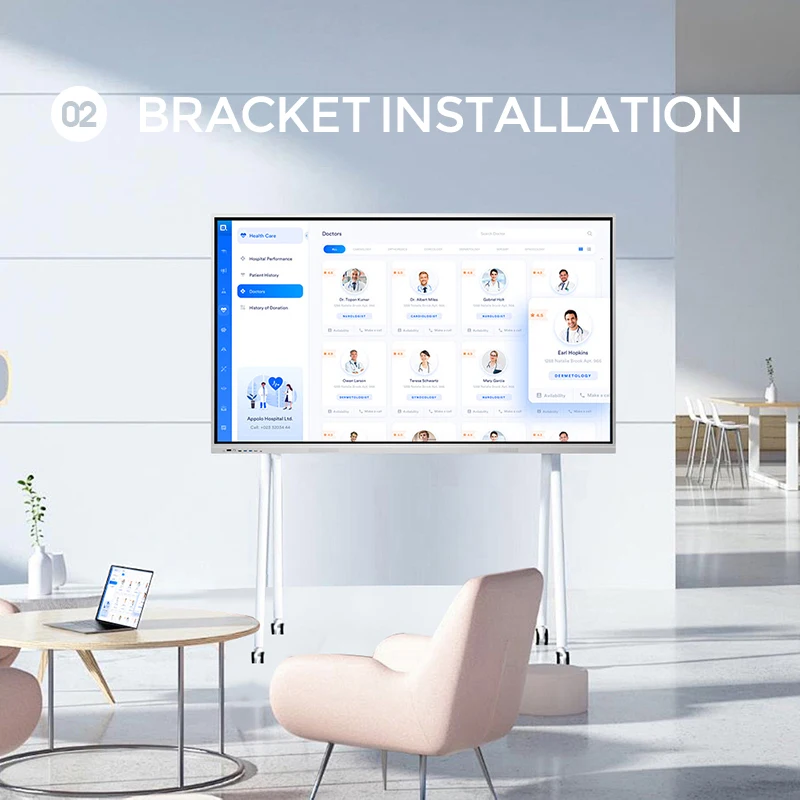 Interactive Whiteboard Digital Smart Board/75 Inch Interactive Panel Interact Flat Panel Interactive Whiteboard Digital Display
