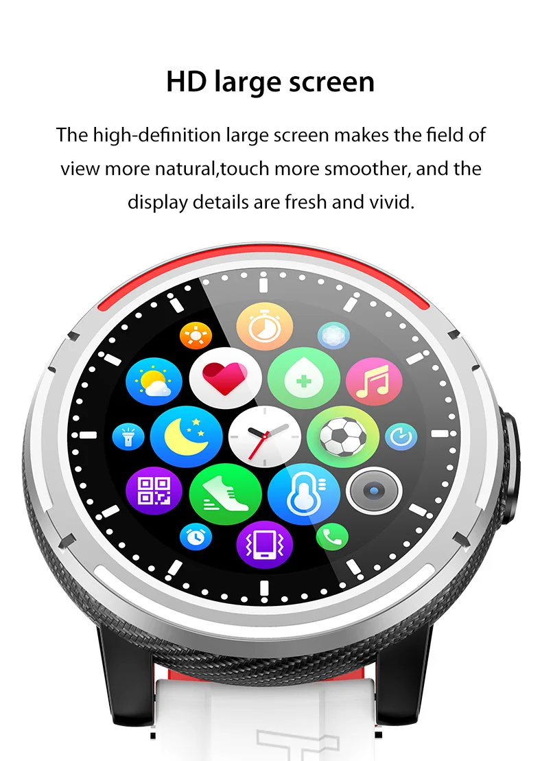 Digital Silicone Waterproof Smartwatch S26 Phone Call Fitness Heart Rate Red Blue Android Smart Watch
