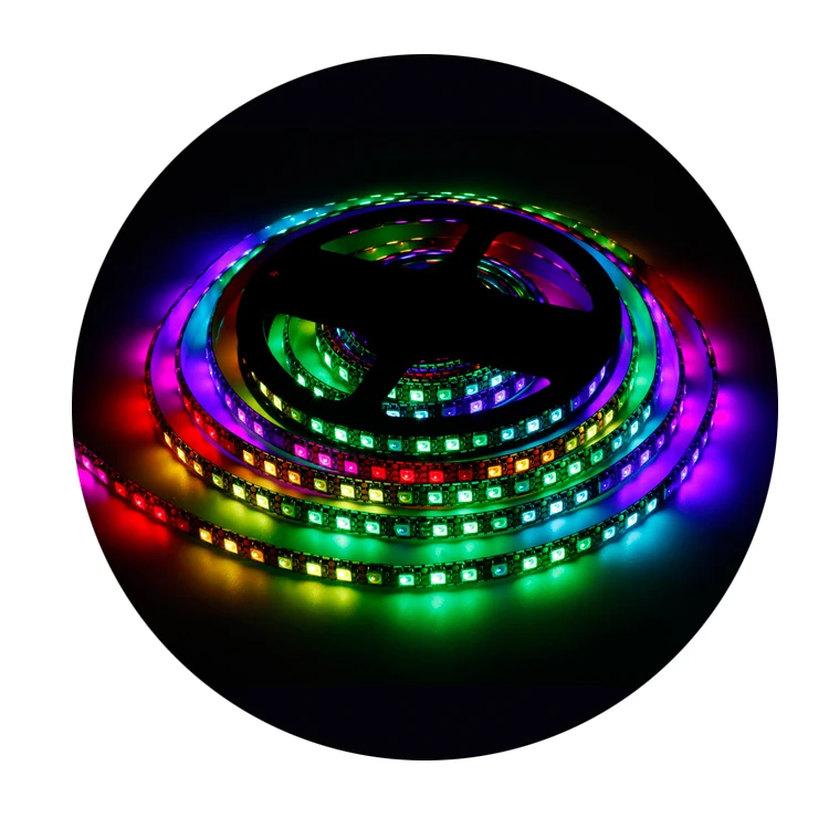DC5V ws2812b 60led 144 Led pixel Strip rgbic Full Color pixel led strip ws2812 Smart Led Strip Light