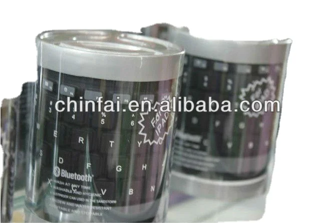 Collapsible Silicone Keyboard Waterproof Soft Supporting Customization Private Design Various Color