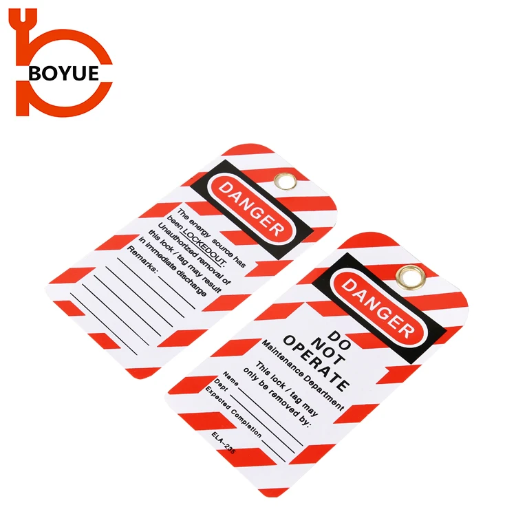 Do not operate danger warning tagout loto safety lockout tag