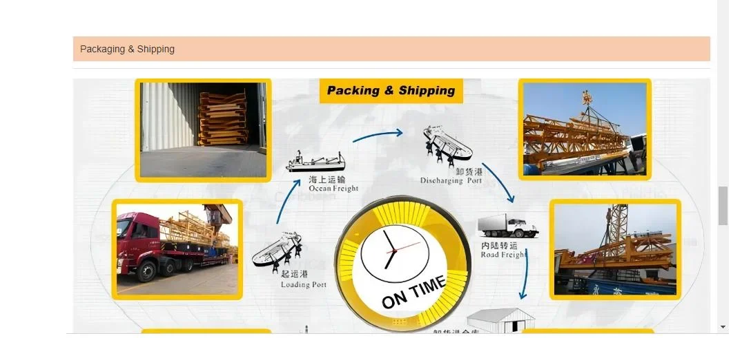 Factory Price Zoomlion Second-Hand Wa350-20ha Tower Crane