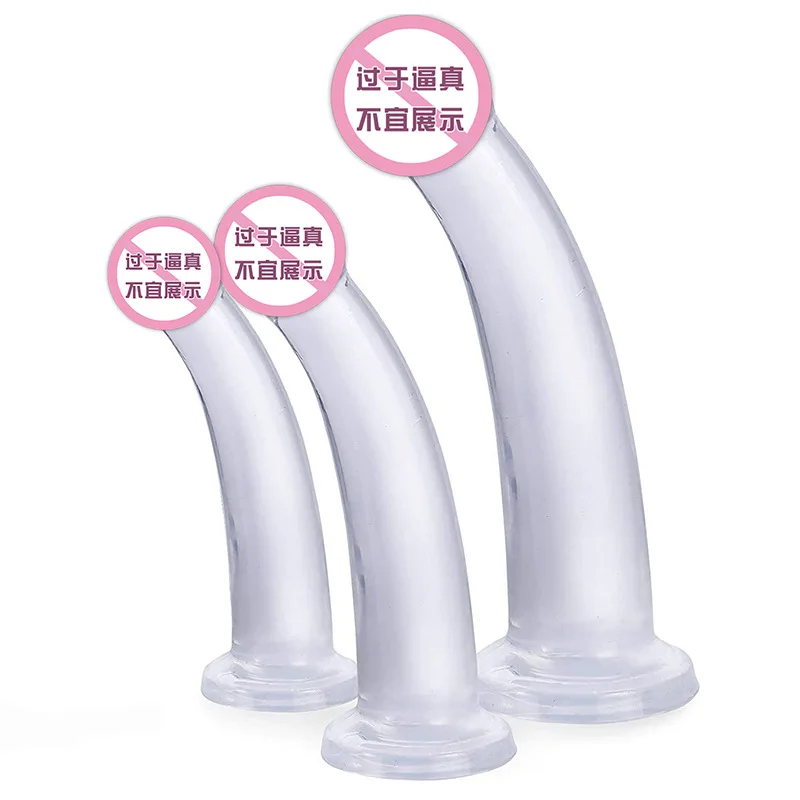 New transparent mushroom head rear court crystal bar expansion masturbator sex toys factory wholesale