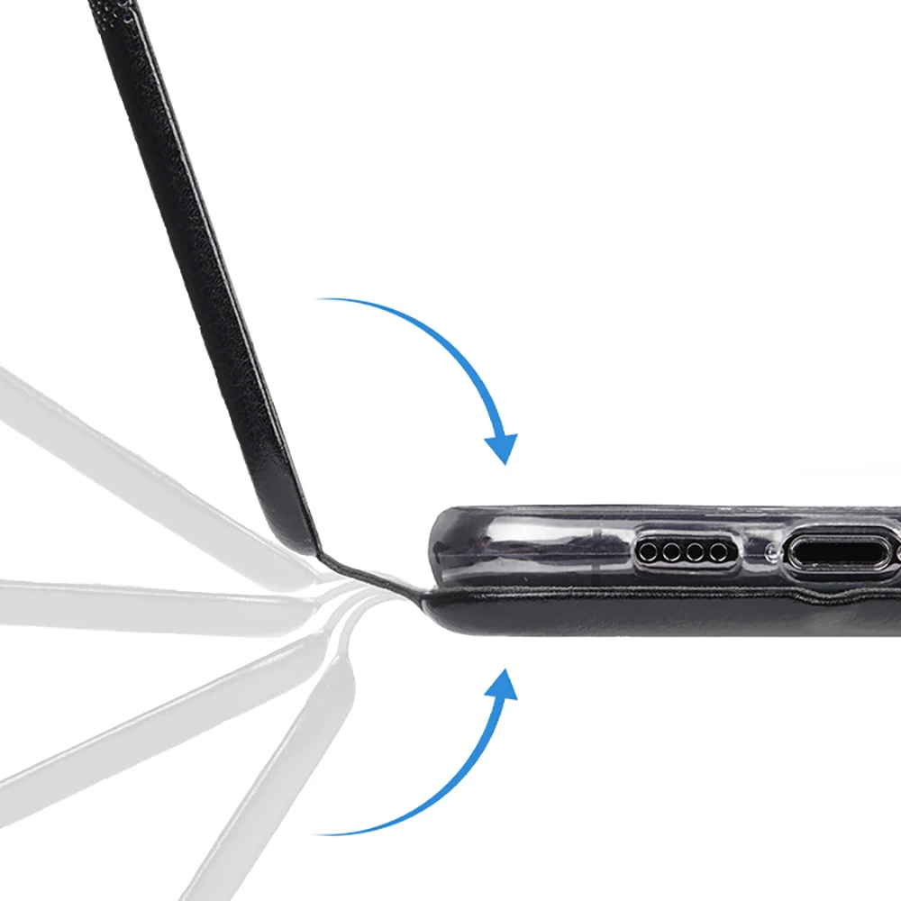 Genuine flip leather phone case wallet leather for Samsung J7/A32/A52/A02S cover