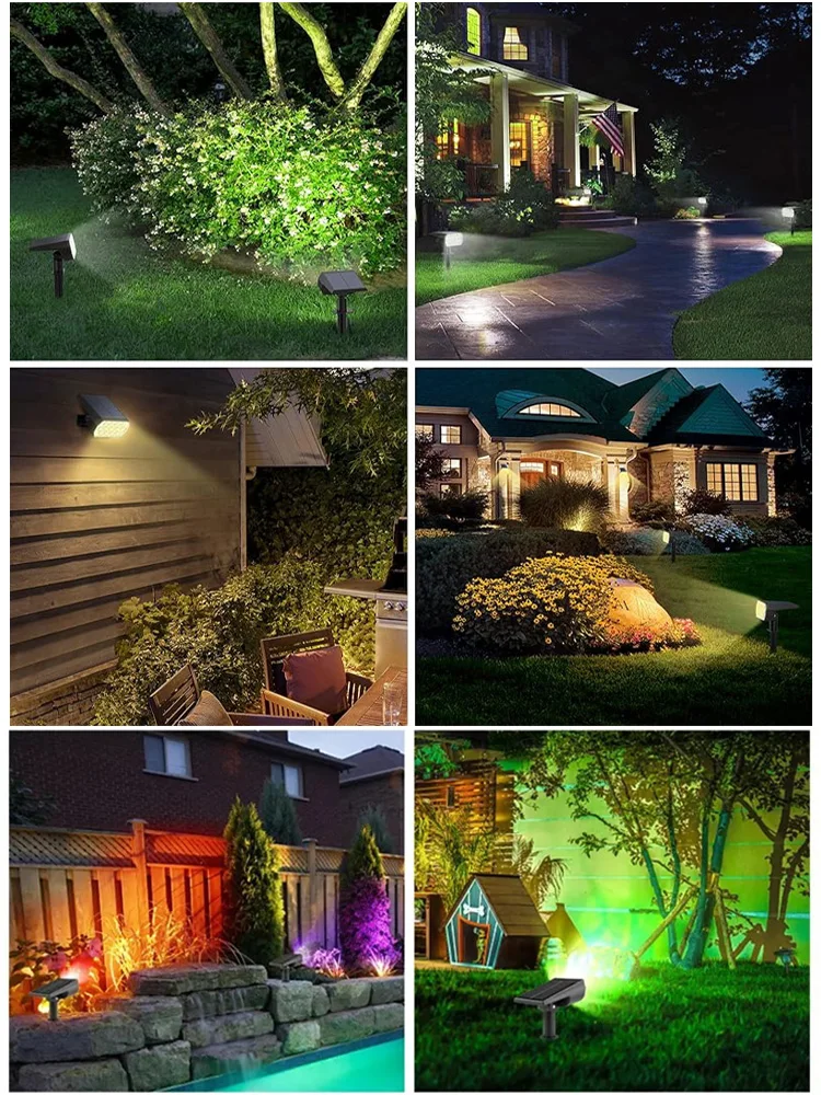 Waterproof Solar Powered LED Lawn Spot Light Garden Solar Light Outdoor Solar garden light