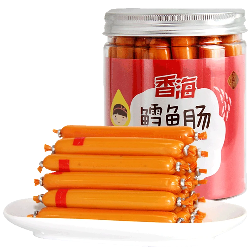 
300G cod sausage with Original cheese snacks for kids 