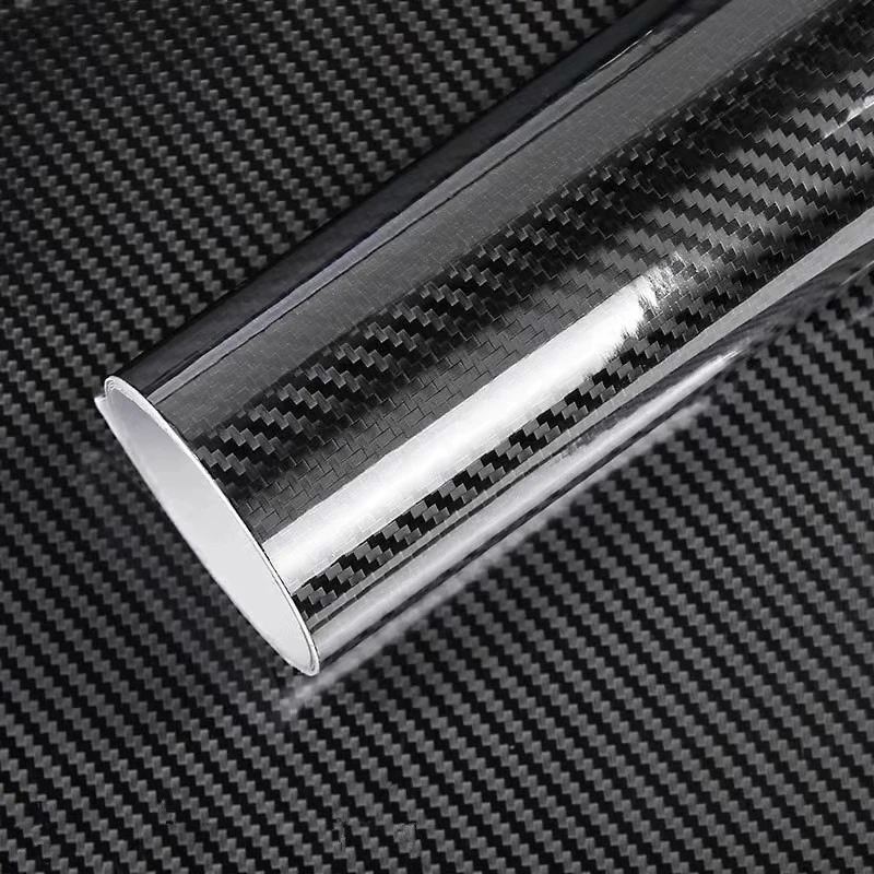 5D Carbon Fiber Stickers Car Door Sill Strips Protector Vinyl Film Auto Bumper Anti Scratch Scuff Tape